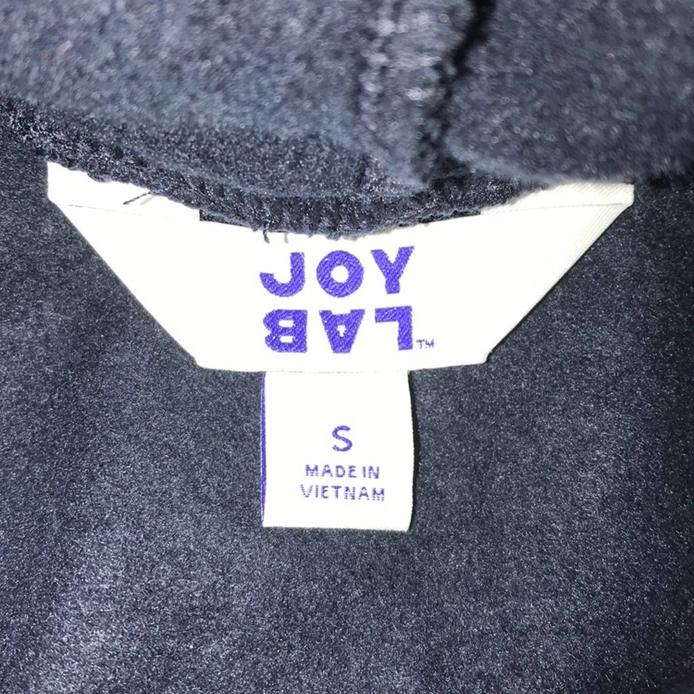 JOY LAB NAVY BLUE SOFT PULLOVER HOODIE SMALL - Picture 4 of 4
